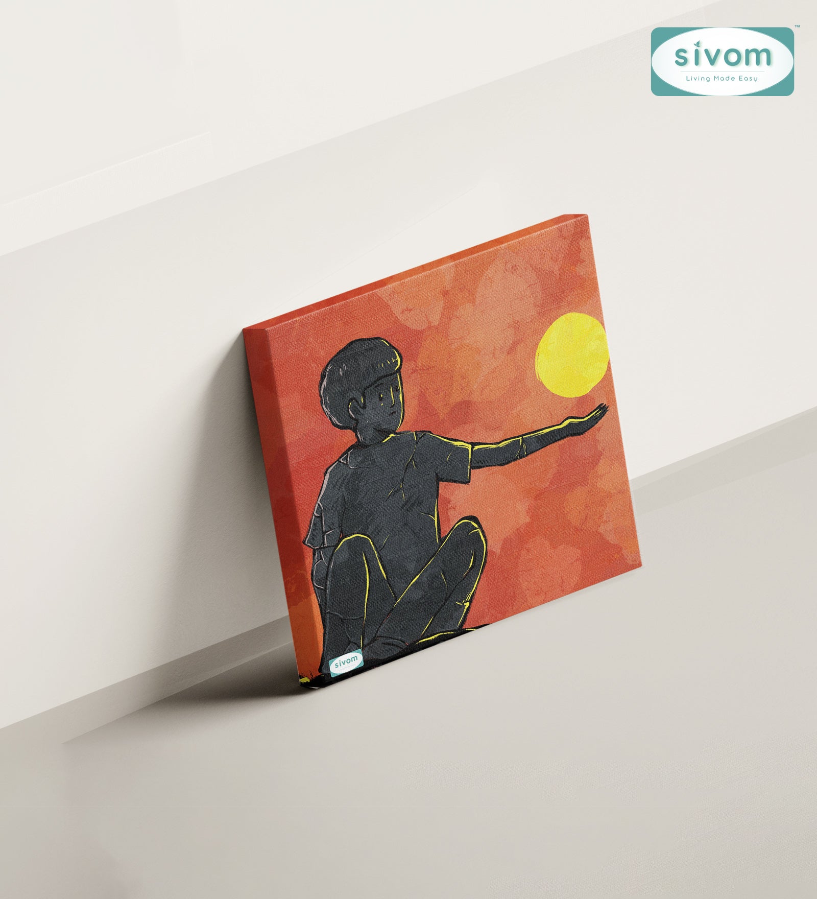 Sivom Sivom Canvas Art Print (2x2) for Modern Homes | Elegant Design & Premium Finish