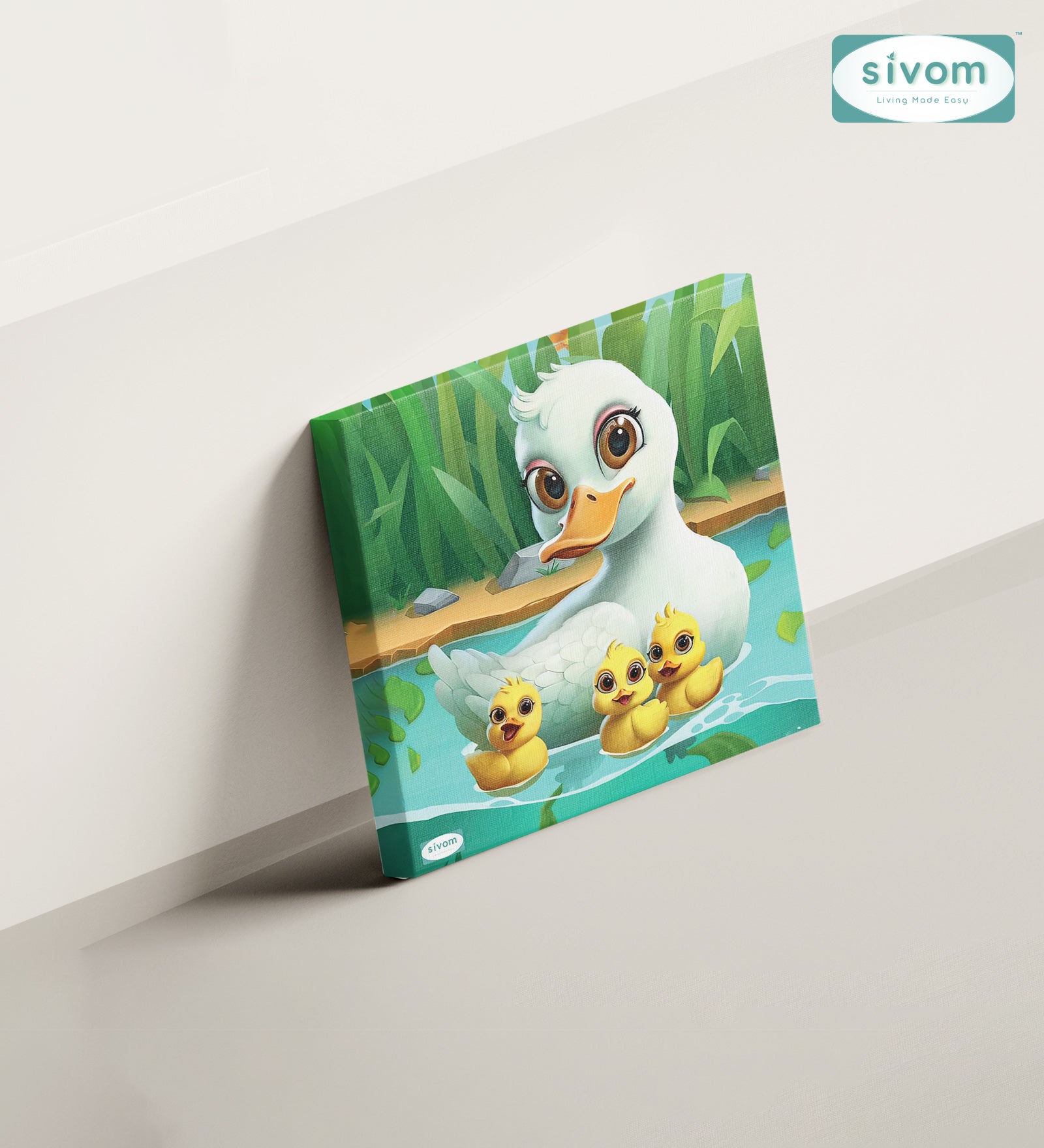 Sivom Sivom Canvas Art Print (2x2) for Modern Homes | Elegant Design & Premium Finish