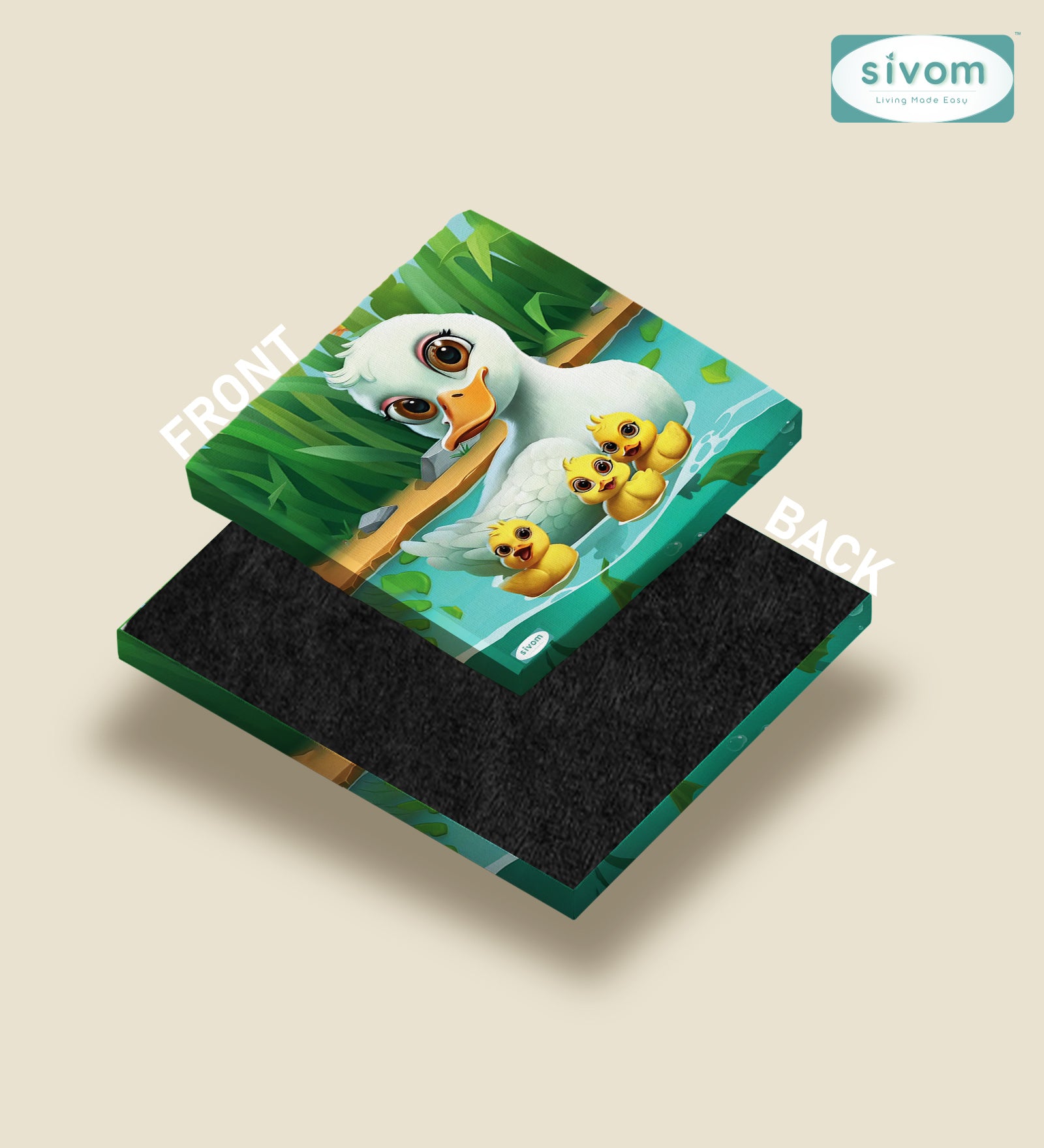 Sivom Sivom Canvas Art Print (2x2) for Modern Homes | Elegant Design & Premium Finish