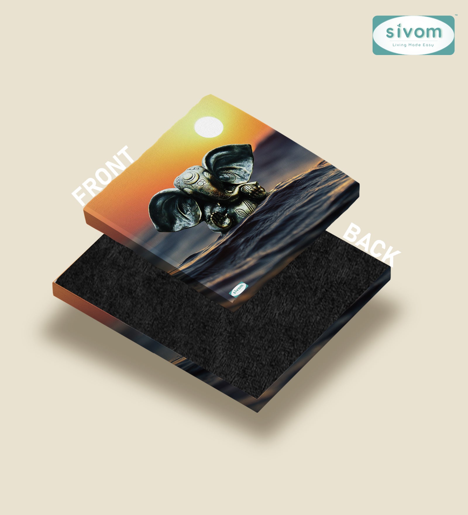 Sivom Sivom Canvas Art Print (2x2) for Modern Homes | Elegant Design & Premium Finish