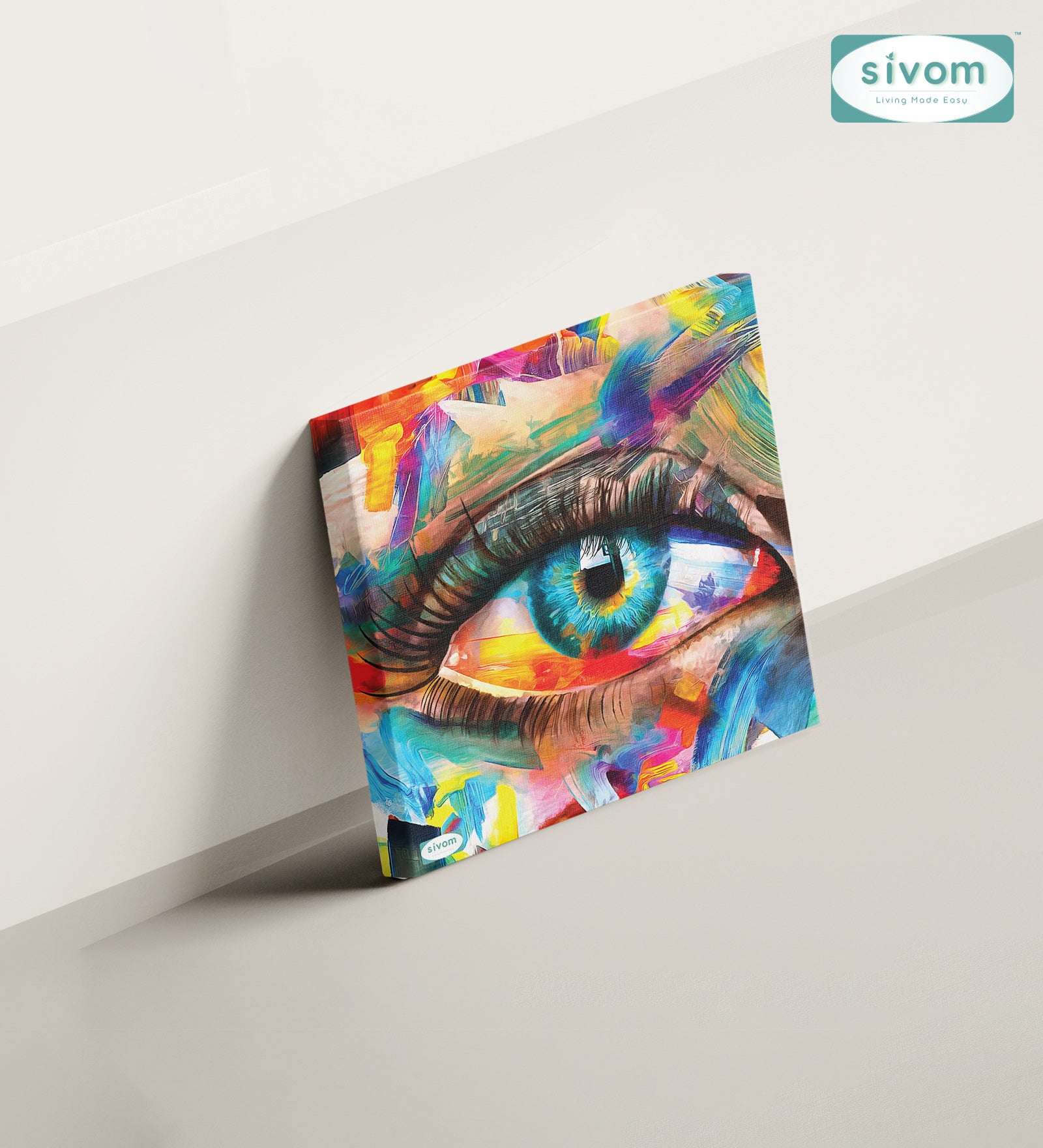 Sivom Sivom Canvas Art Print (2x2) for Modern Homes | Elegant Design & Premium Finish