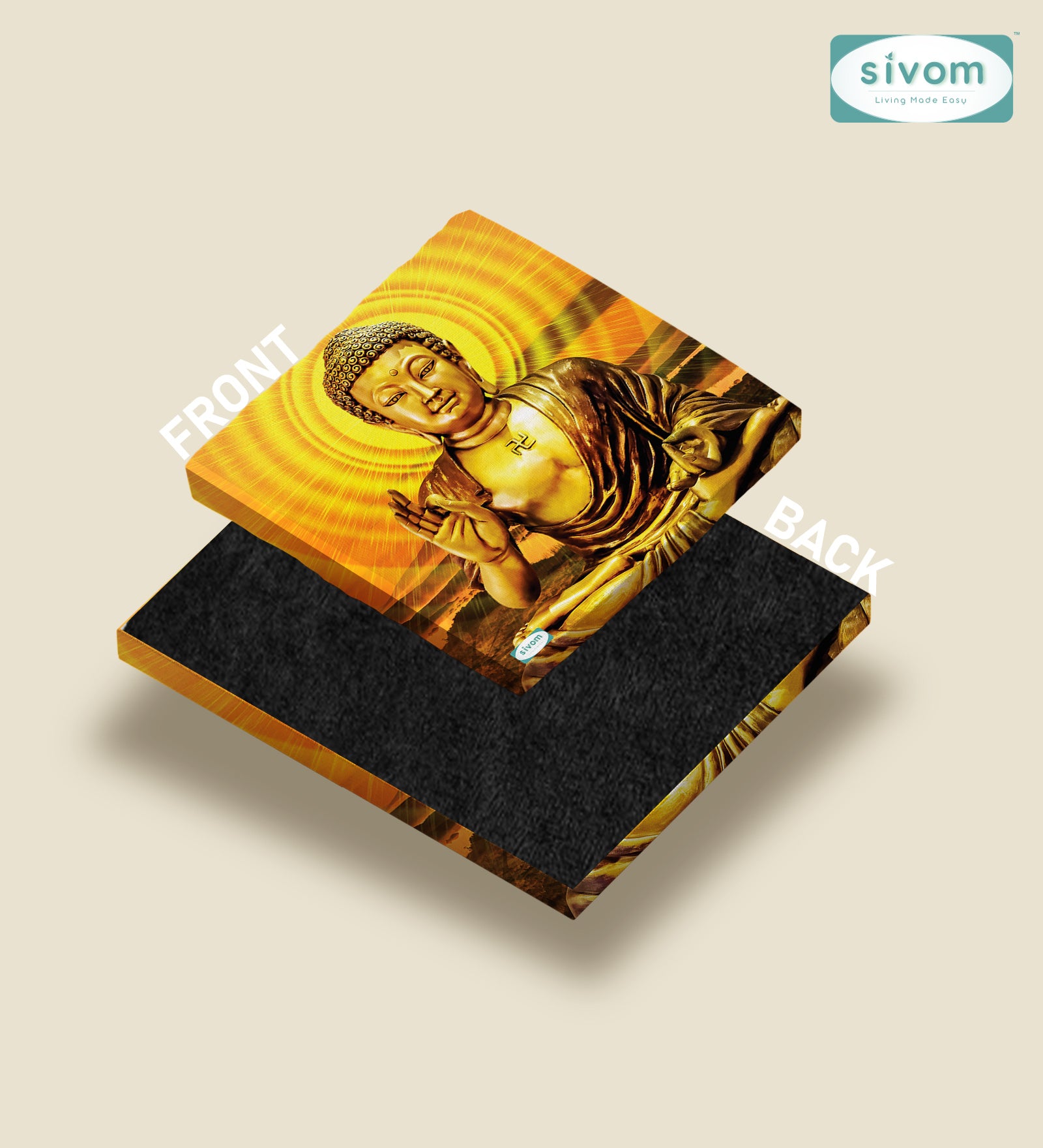 Sivom Sivom Canvas Art Print (2x2) for Modern Homes | Elegant Design & Premium Finish