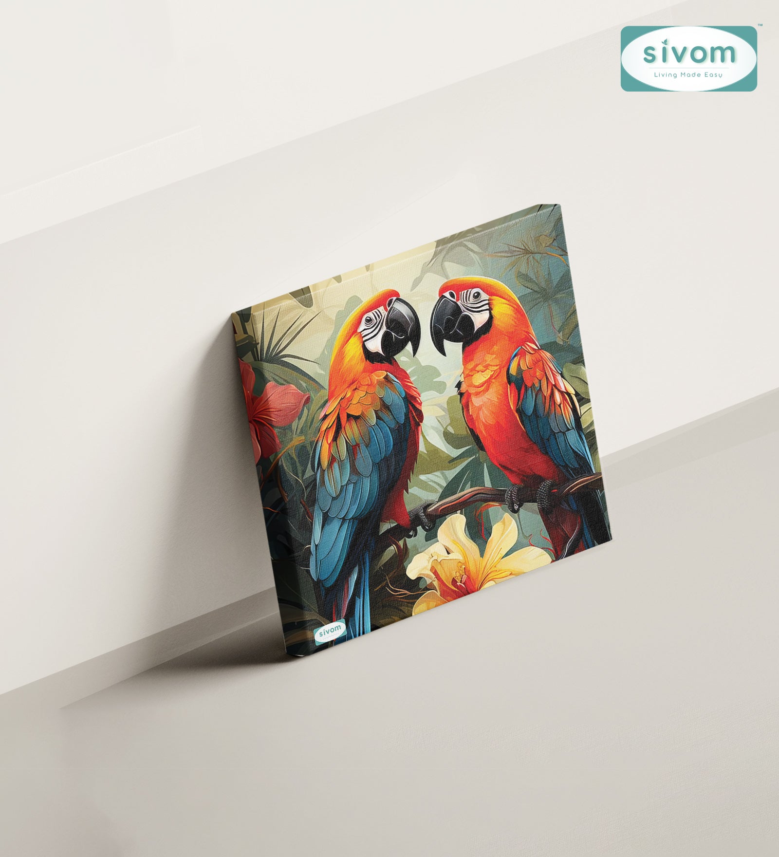 Sivom Sivom Canvas Art Print (2x2) for Modern Homes | Elegant Design & Premium Finish