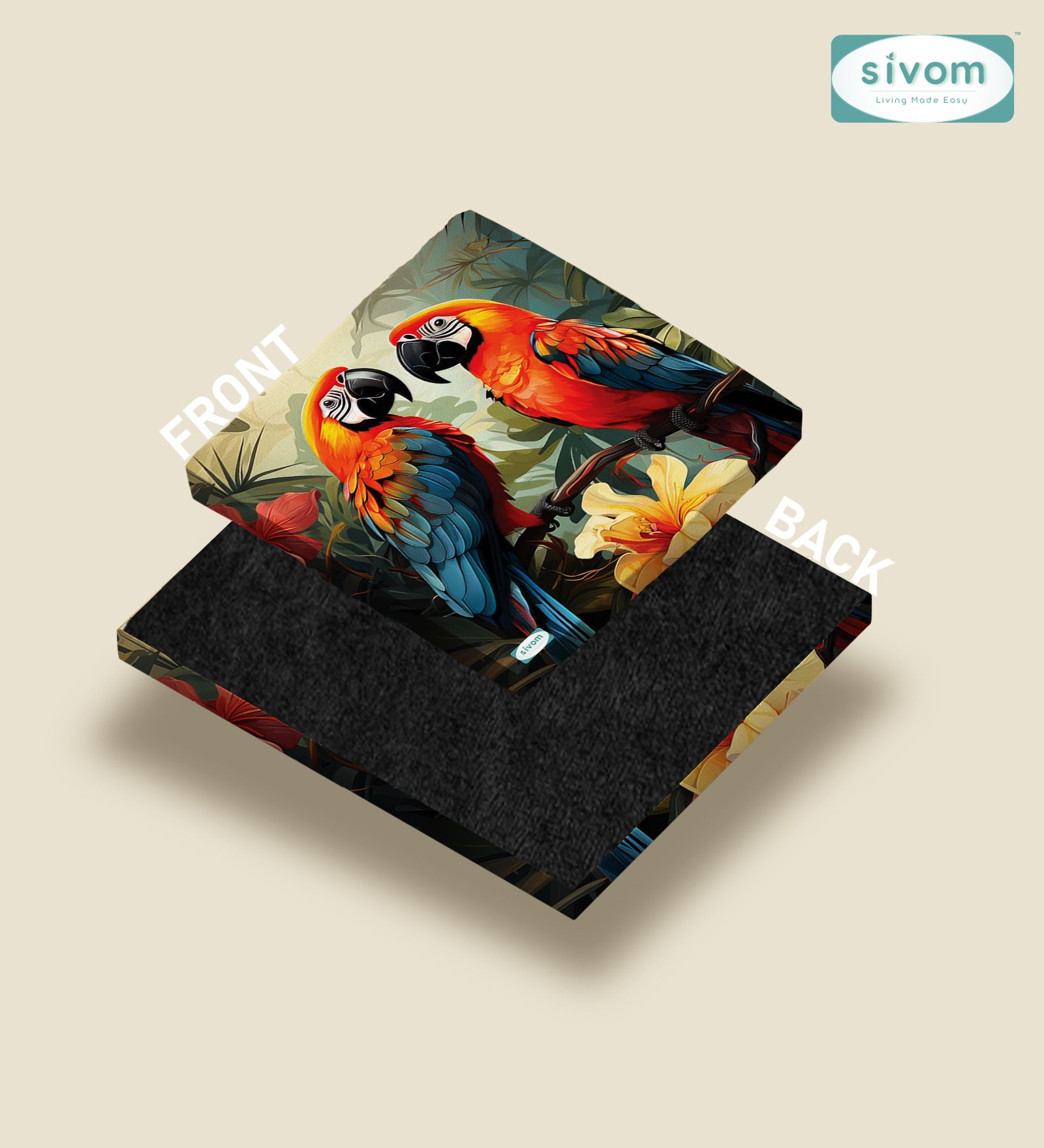 Sivom Sivom Canvas Art Print (2x2) for Modern Homes | Elegant Design & Premium Finish