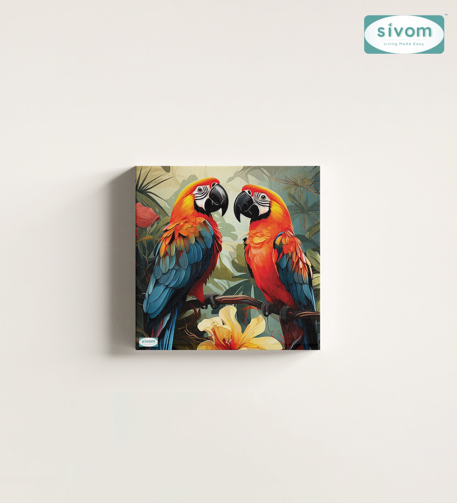 Sivom Sivom Canvas Art Print (2x2) for Modern Homes | Elegant Design & Premium Finish