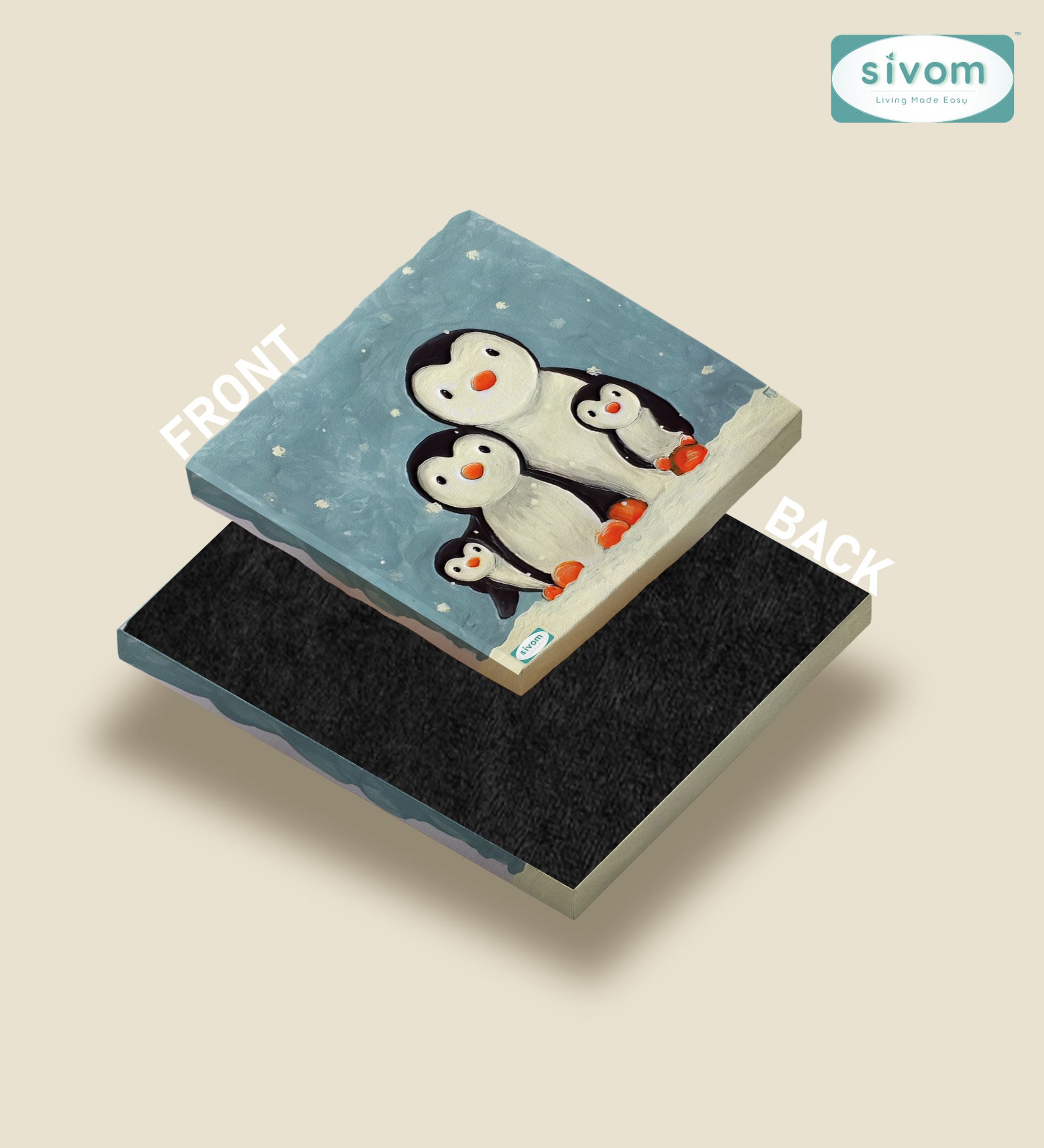 Sivom Sivom Canvas Art Print (2x2) for Modern Homes | Elegant Design & Premium Finish