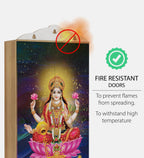 Sivom SIVOM Tempo Home Temple/Pooja Unit/Home Mandir/ Engineered Wood Home Temple (Height: 167, Knock Down) for Modern Homes | Elegant Design & Premium Finish