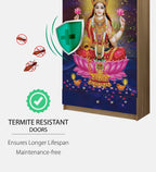 Sivom SIVOM Tempo Home Temple/Pooja Unit/Home Mandir/ Engineered Wood Home Temple (Height: 167, Knock Down) for Modern Homes | Elegant Design & Premium Finish