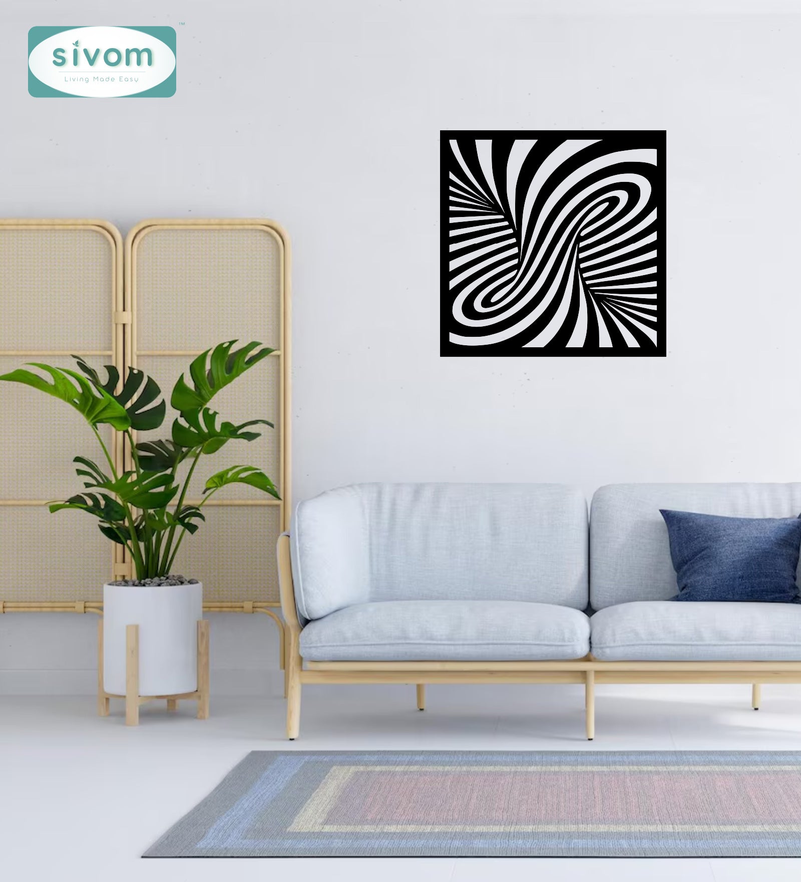 Sivom SIVOM 3DFrame Modular Wall Decor for Modern Homes | Elegant Design & Premium Finish