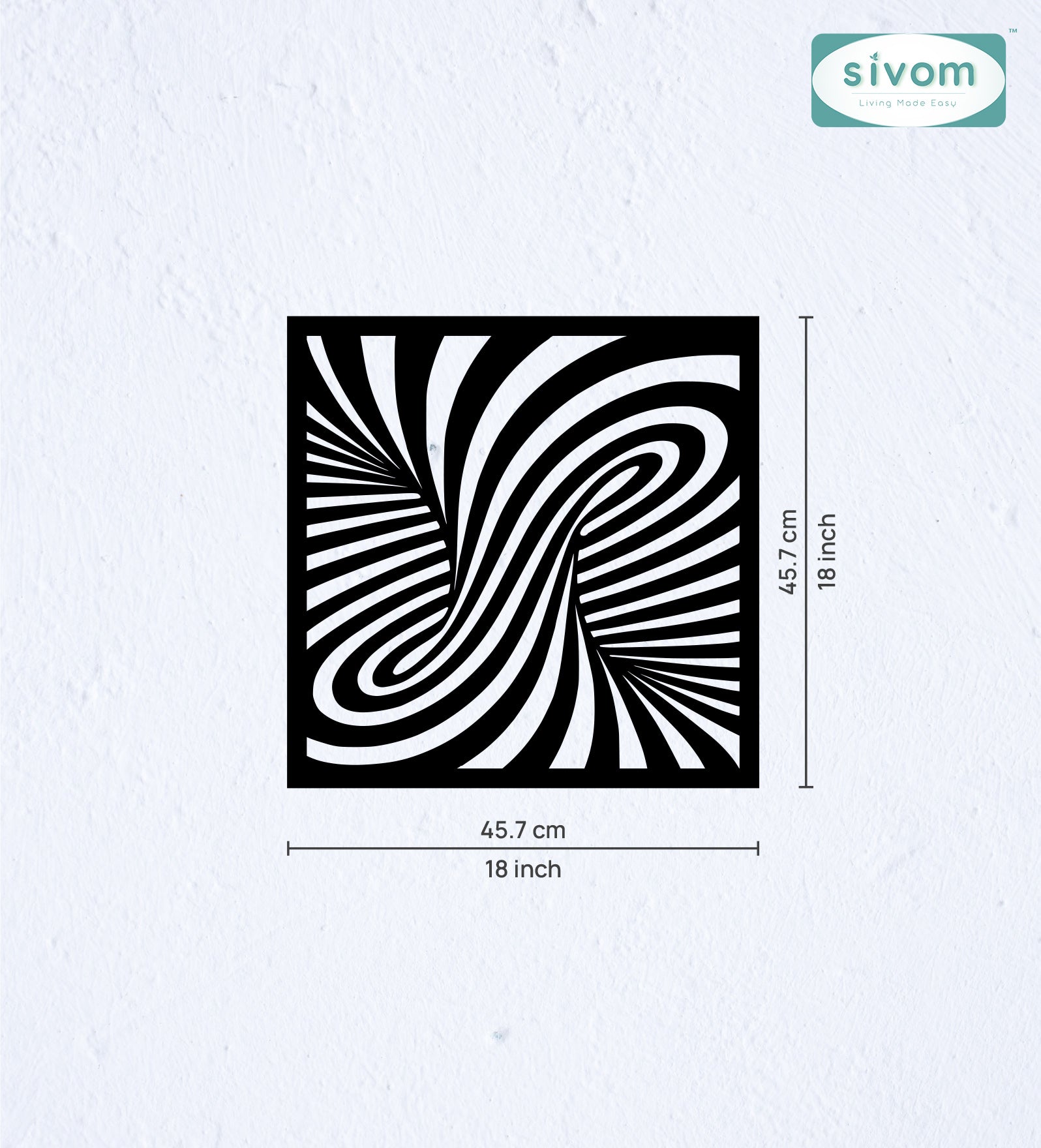 Sivom SIVOM 3DFrame Modular Wall Decor for Modern Homes | Elegant Design & Premium Finish