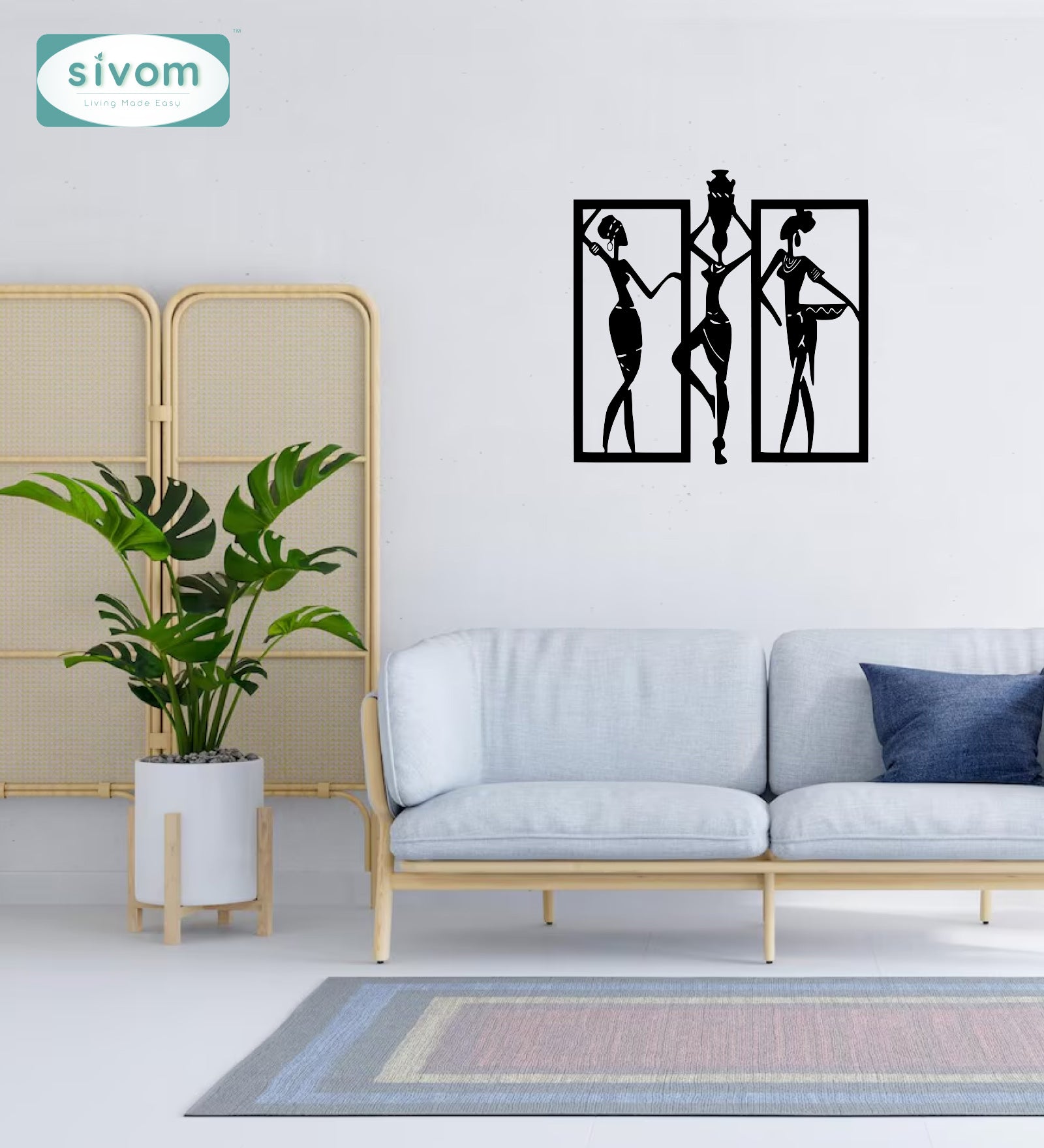 Sivom SIVOM 3DFrame Modular Wall Decor for Modern Homes | Elegant Design & Premium Finish