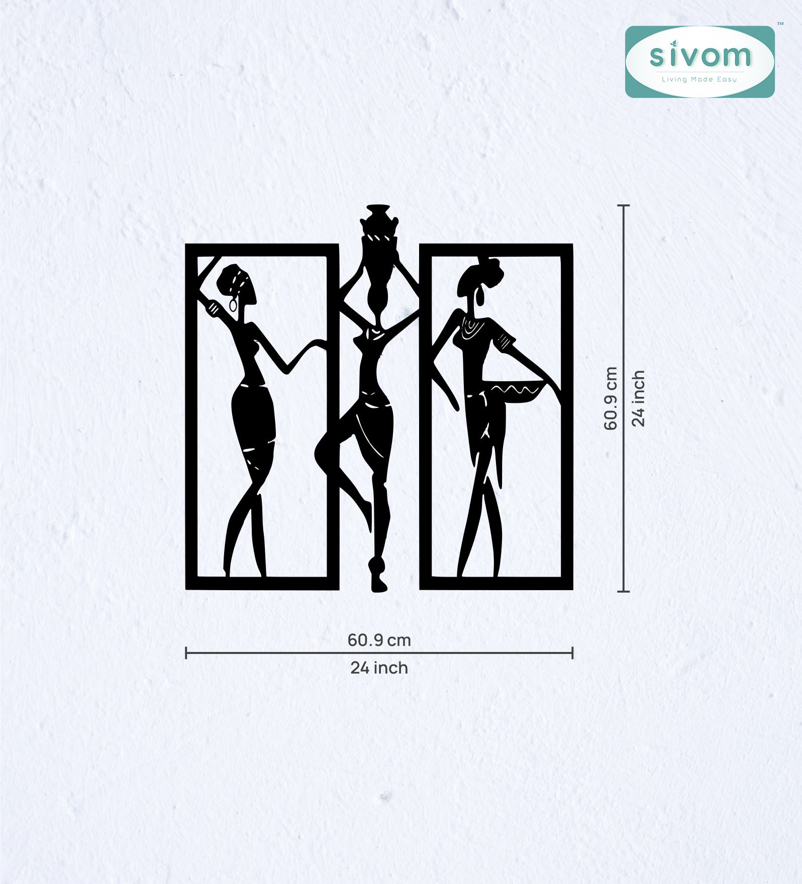 Sivom SIVOM 3DFrame Modular Wall Decor for Modern Homes | Elegant Design & Premium Finish