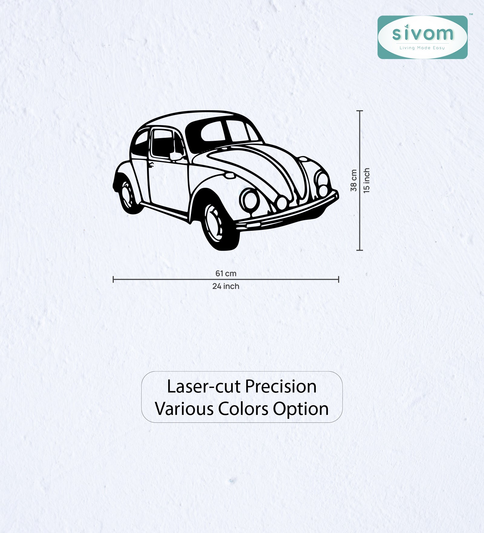 Sivom SIVOM 3DFrame Modular Wall Decor for Modern Homes | Elegant Design & Premium Finish