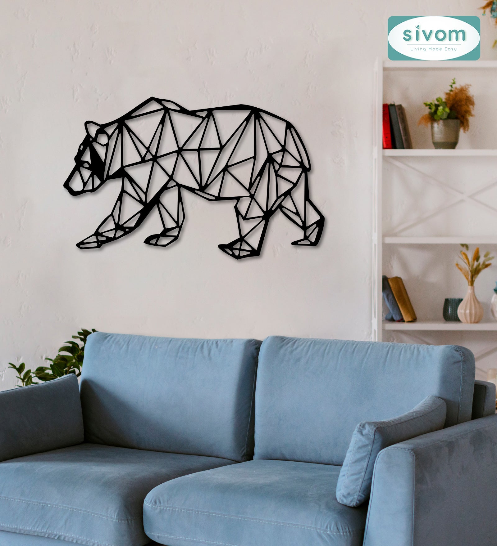 Sivom SIVOM 3DFrame Modular Wall Decor for Modern Homes | Elegant Design & Premium Finish