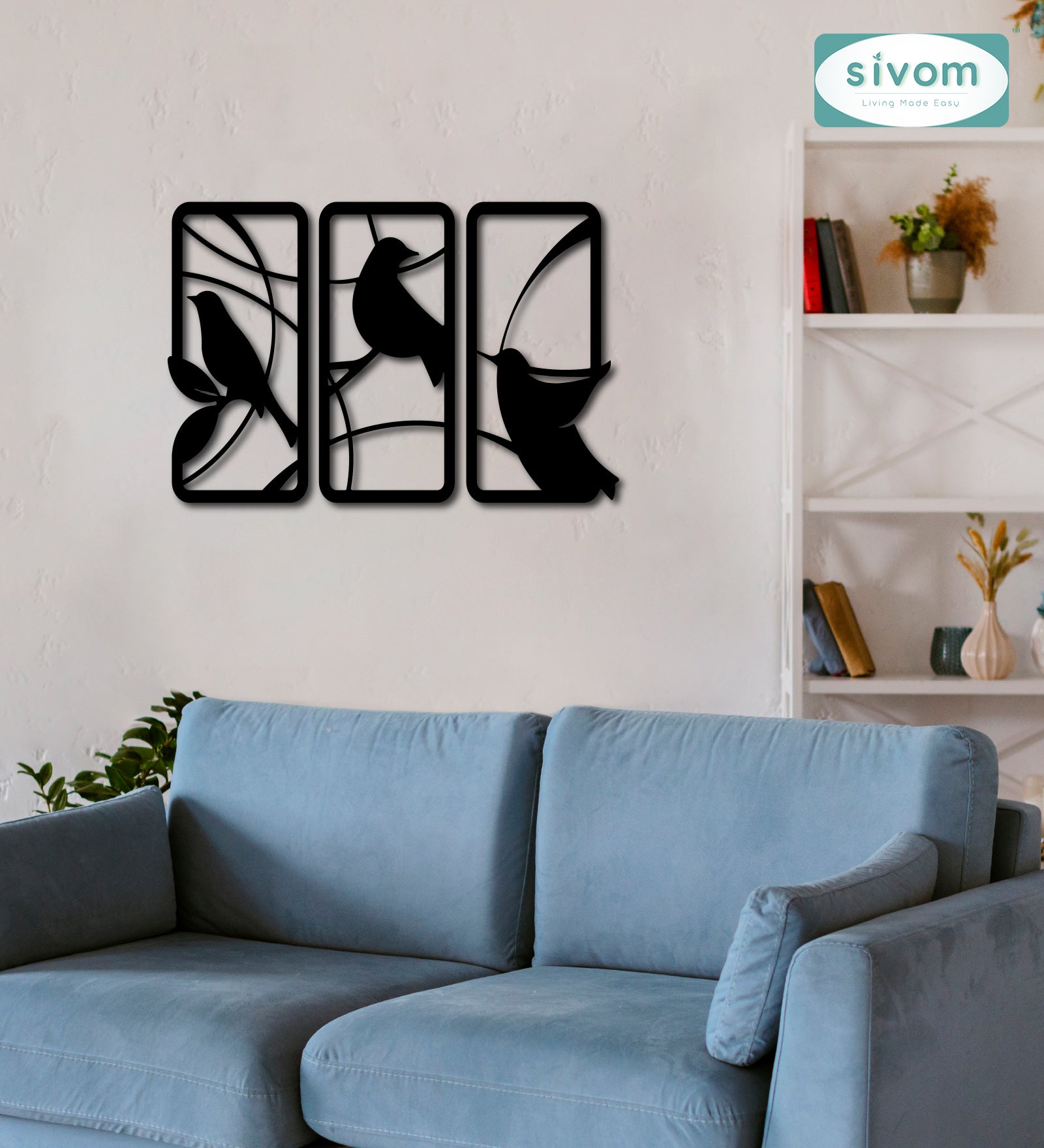 Sivom SIVOM 3DFrame Modular Wall Decor for Modern Homes | Elegant Design & Premium Finish