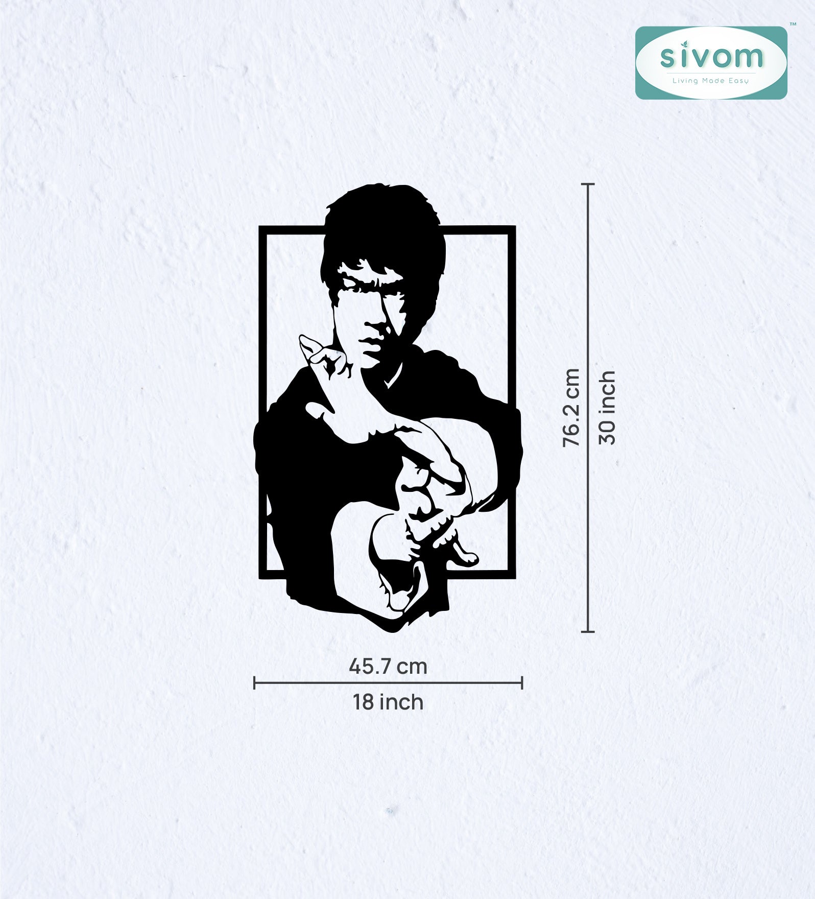 Sivom SIVOM 3DFrame Modular Wall Decor for Modern Homes | Elegant Design & Premium Finish