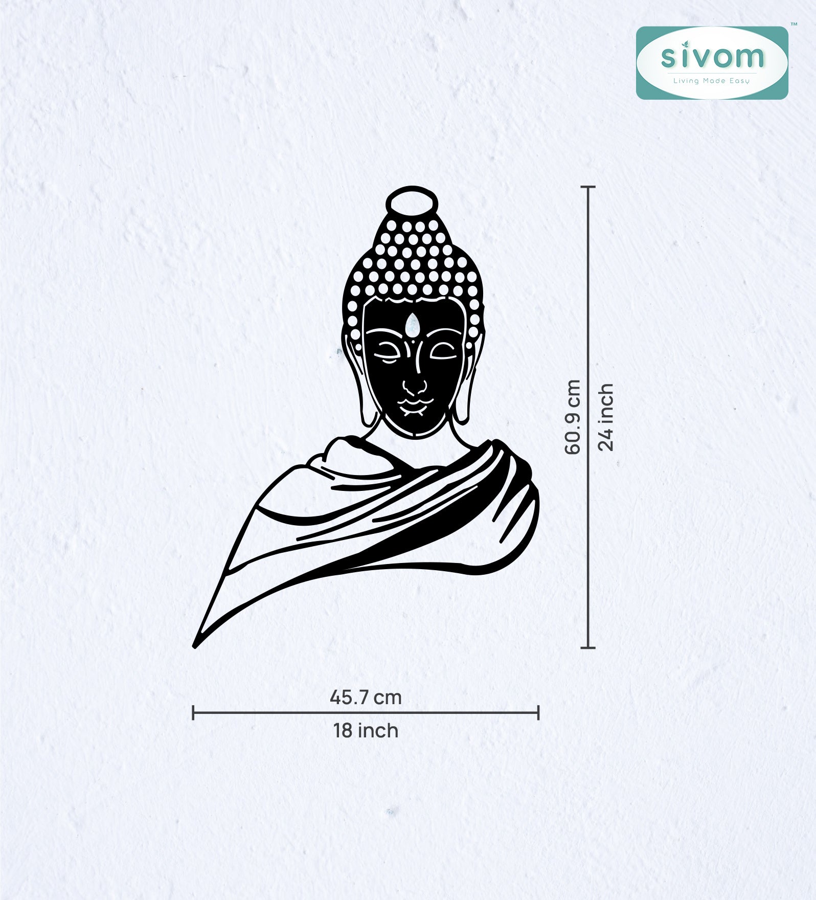 Sivom SIVOM 3DFrame Modular Wall Decor for Modern Homes | Elegant Design & Premium Finish