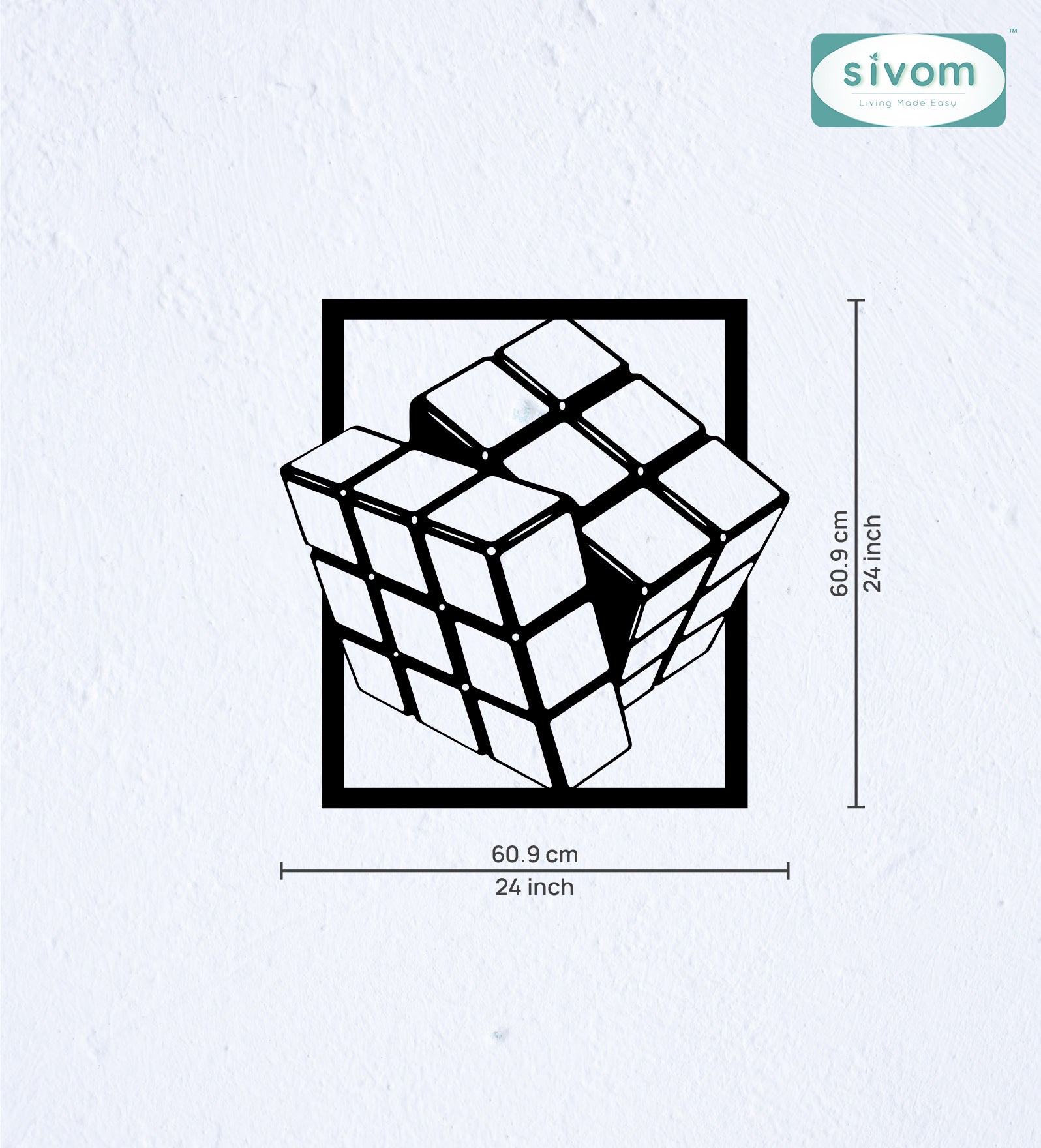 Sivom SIVOM 3DFrame Modular Wall Decor for Modern Homes | Elegant Design & Premium Finish