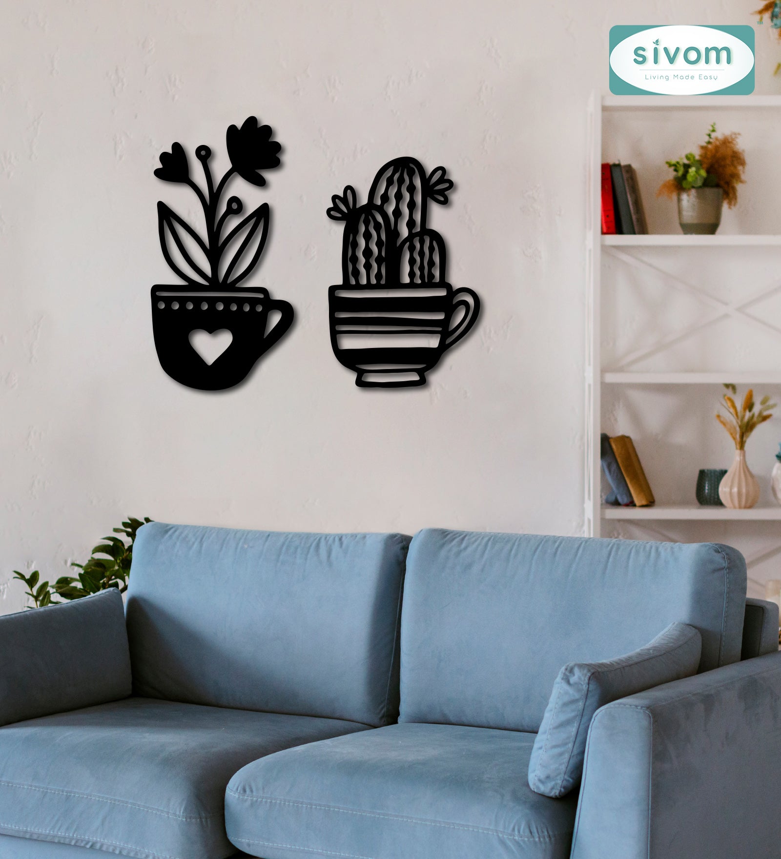 Sivom SIVOM 3DFrame Modular Wall Decor for Modern Homes | Elegant Design & Premium Finish