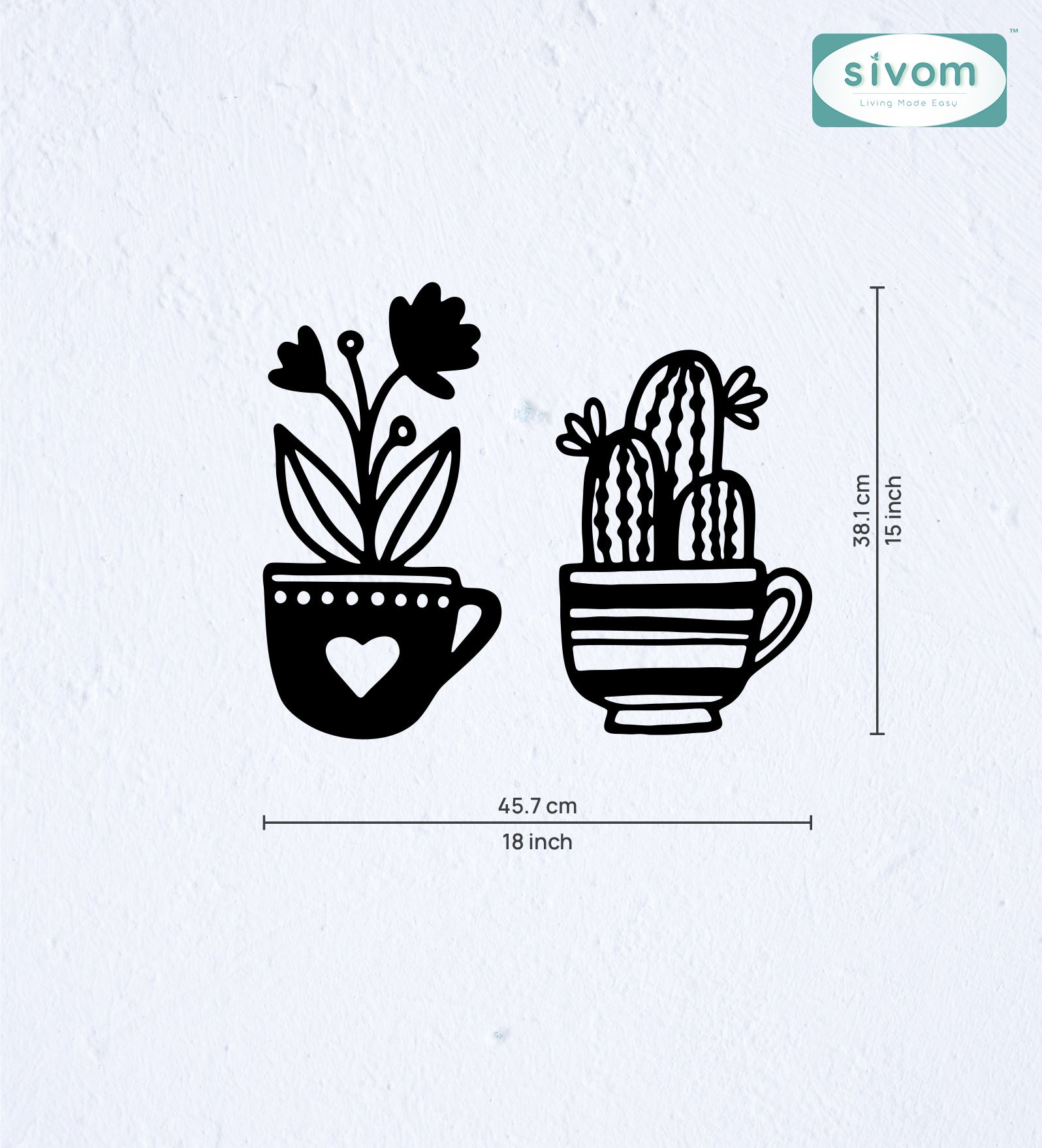 Sivom SIVOM 3DFrame Modular Wall Decor for Modern Homes | Elegant Design & Premium Finish