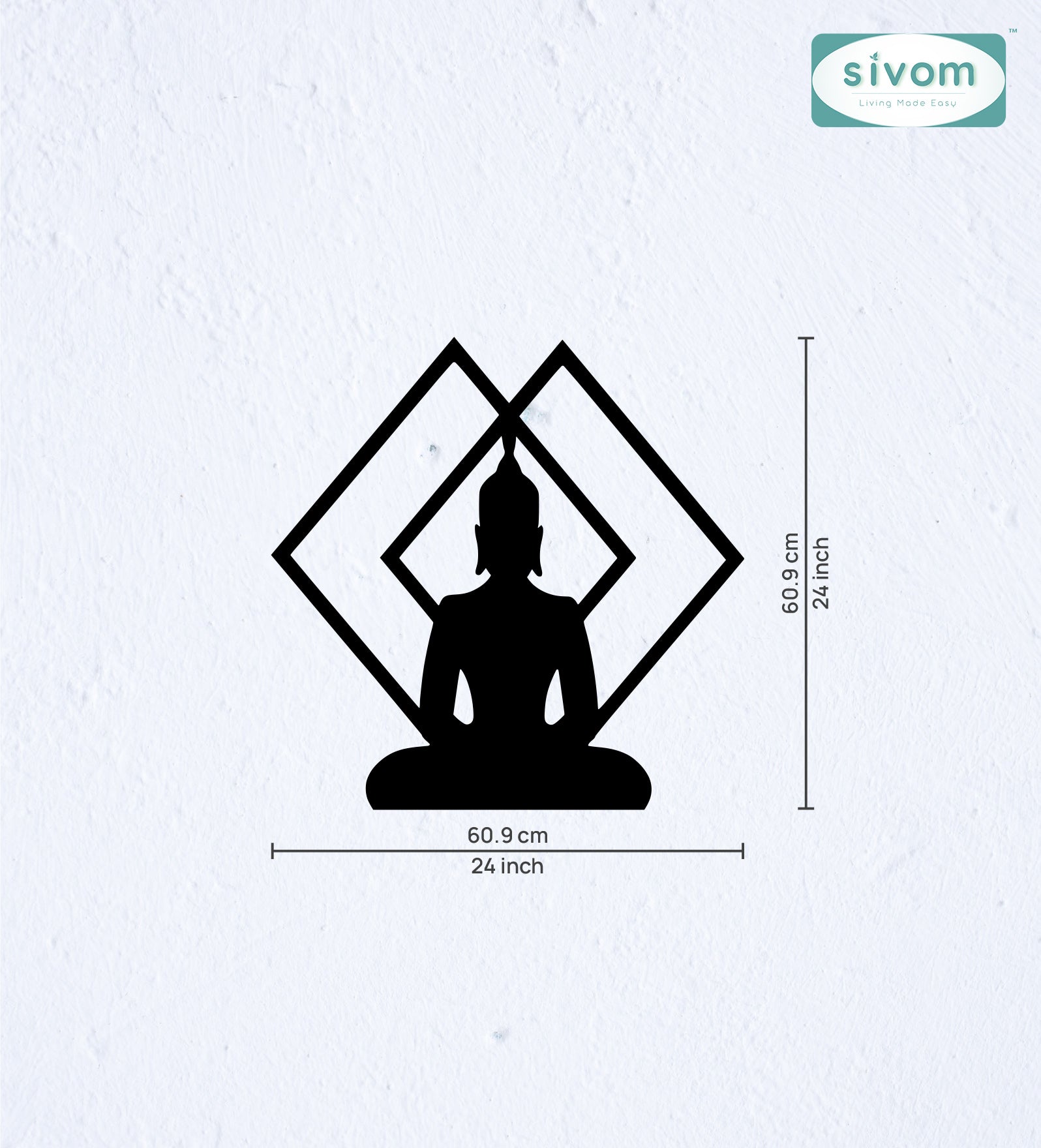 Sivom SIVOM 3DFrame Modular Wall Decor for Modern Homes | Elegant Design & Premium Finish