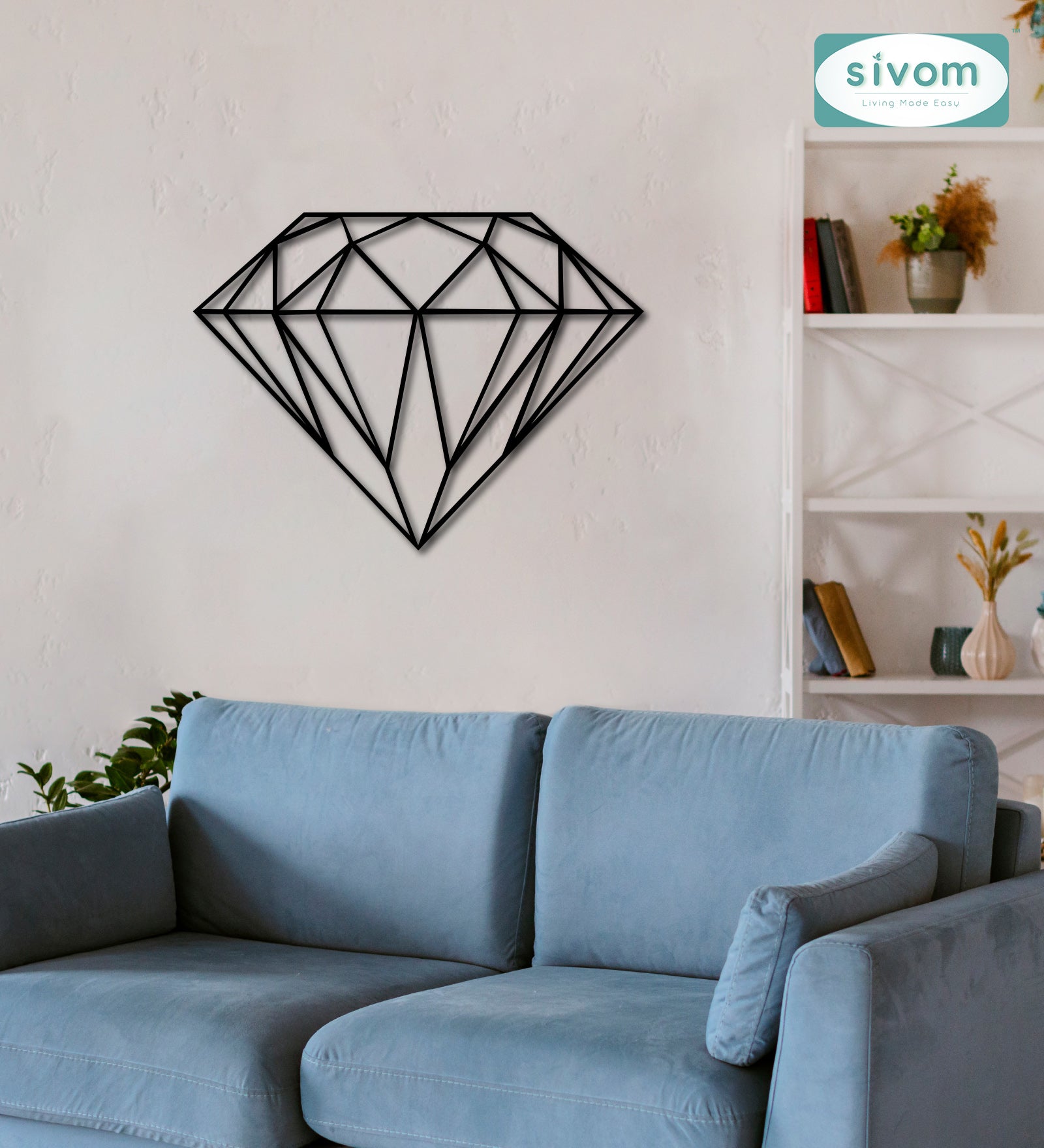 Sivom SIVOM 3DFrame Modular Wall Decor for Modern Homes | Elegant Design & Premium Finish