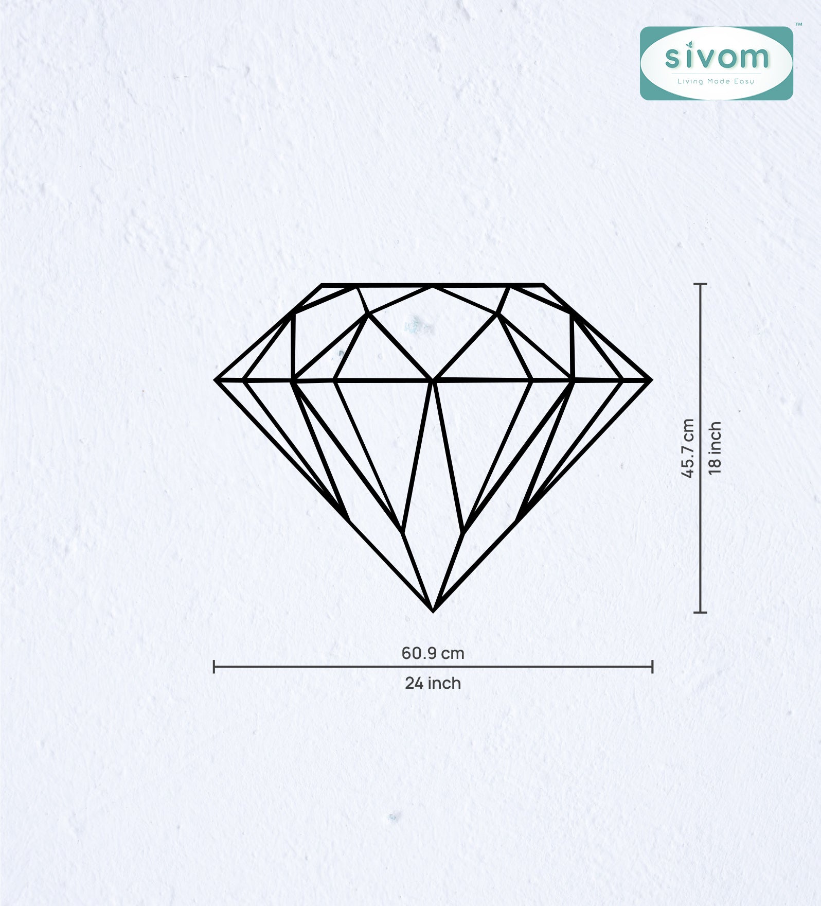 Sivom SIVOM 3DFrame Modular Wall Decor for Modern Homes | Elegant Design & Premium Finish