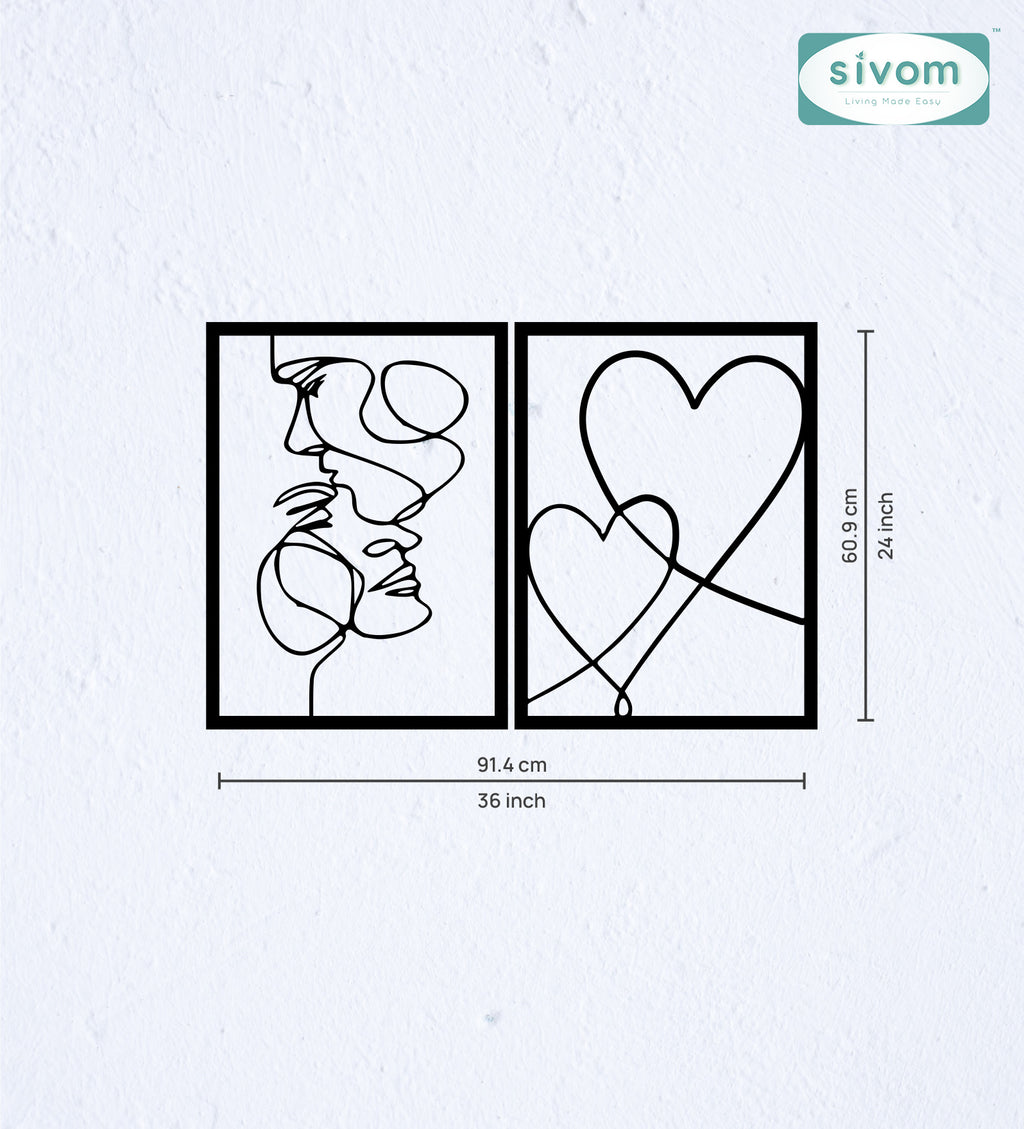 Sivom SIVOM 3DFrame Modular Wall Decor for Modern Homes | Elegant Design & Premium Finish