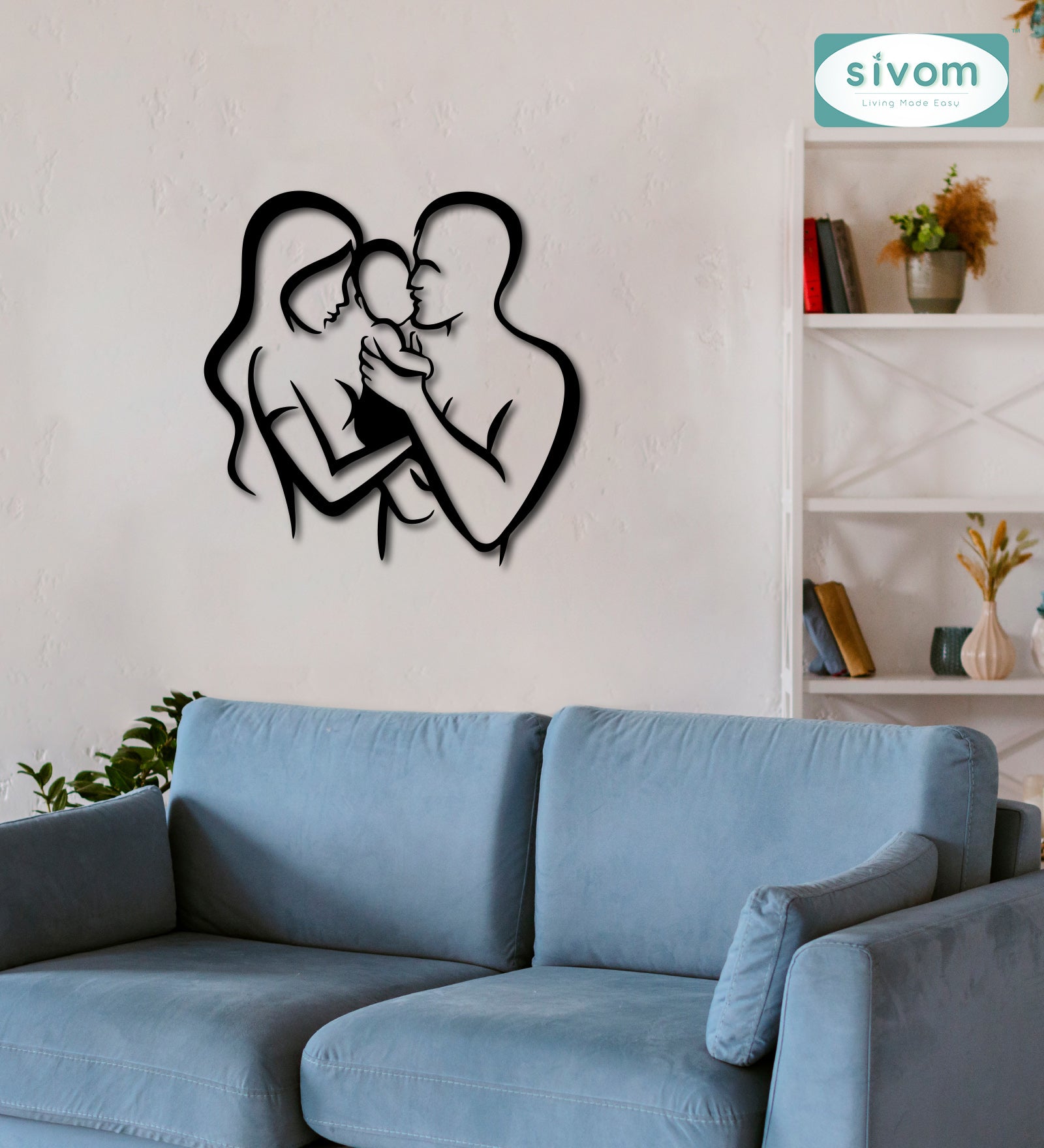 Sivom SIVOM 3DFrame Modular Wall Decor for Modern Homes | Elegant Design & Premium Finish