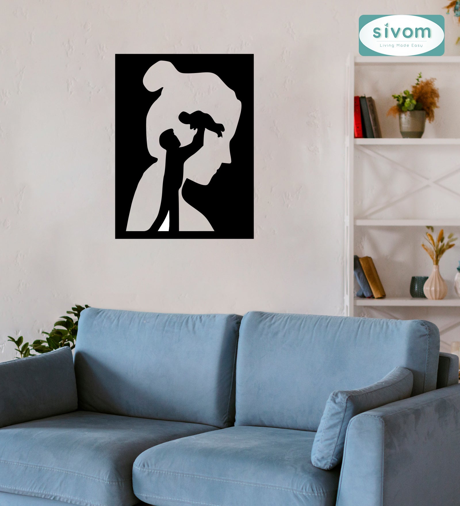 Sivom SIVOM 3DFrame Modular Wall Decor for Modern Homes | Elegant Design & Premium Finish