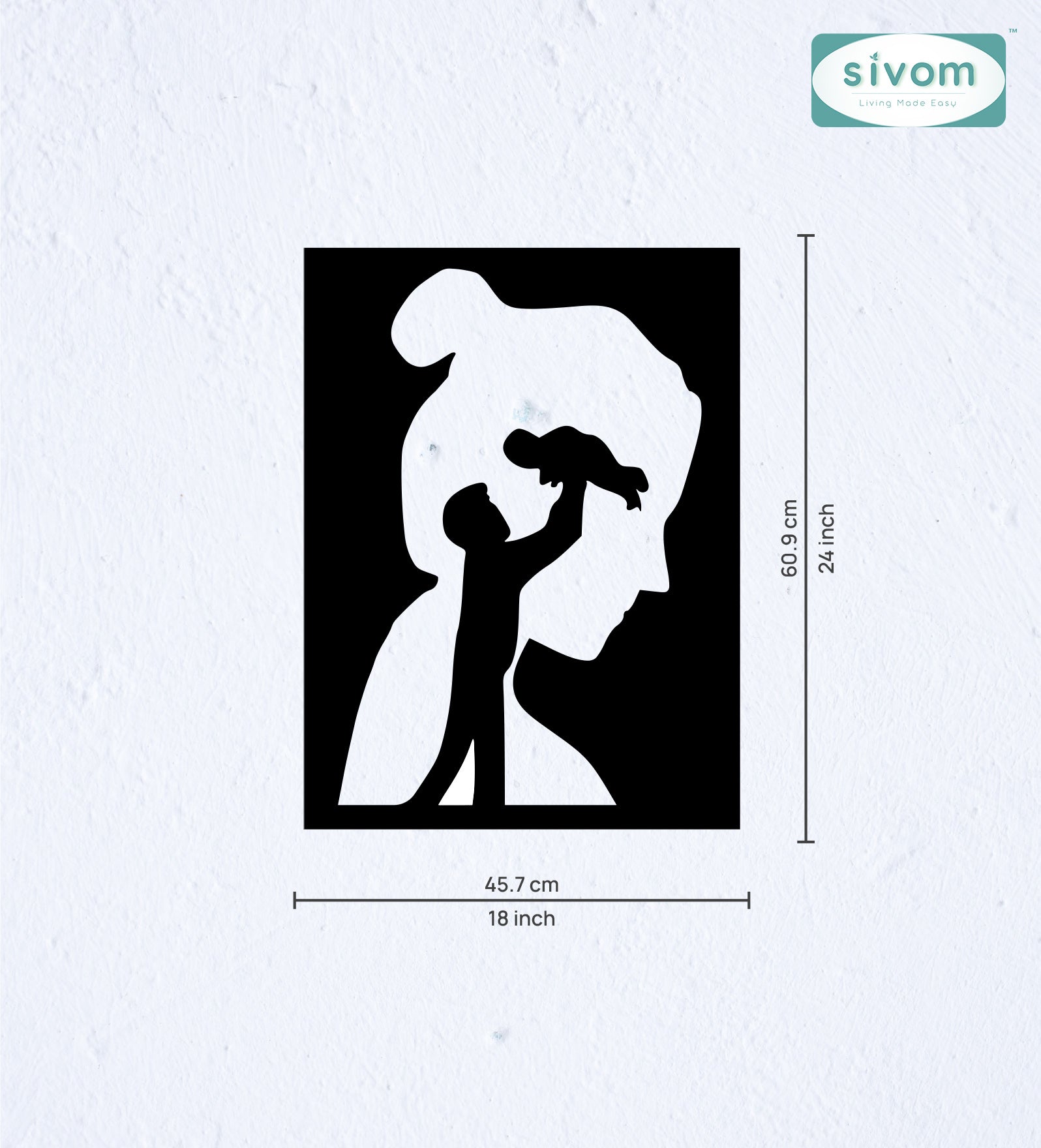 Sivom SIVOM 3DFrame Modular Wall Decor for Modern Homes | Elegant Design & Premium Finish