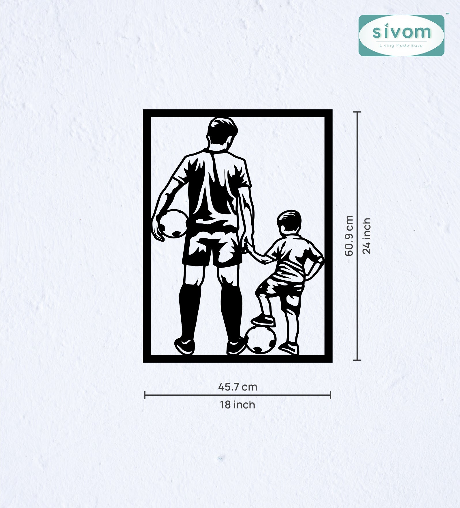 Sivom SIVOM 3DFrame Modular Wall Decor for Modern Homes | Elegant Design & Premium Finish