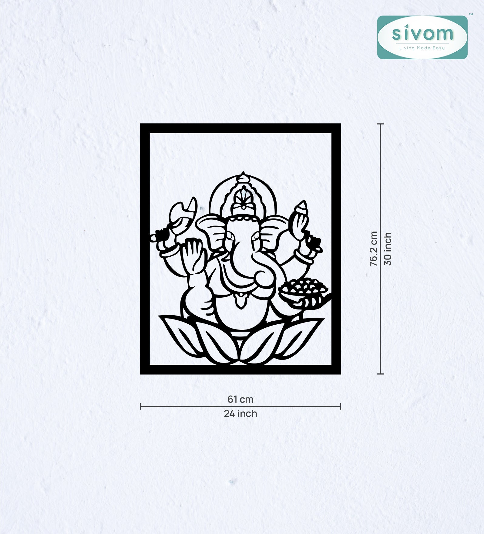 Sivom SIVOM 3DFrame Modular Wall Decor for Modern Homes | Elegant Design & Premium Finish