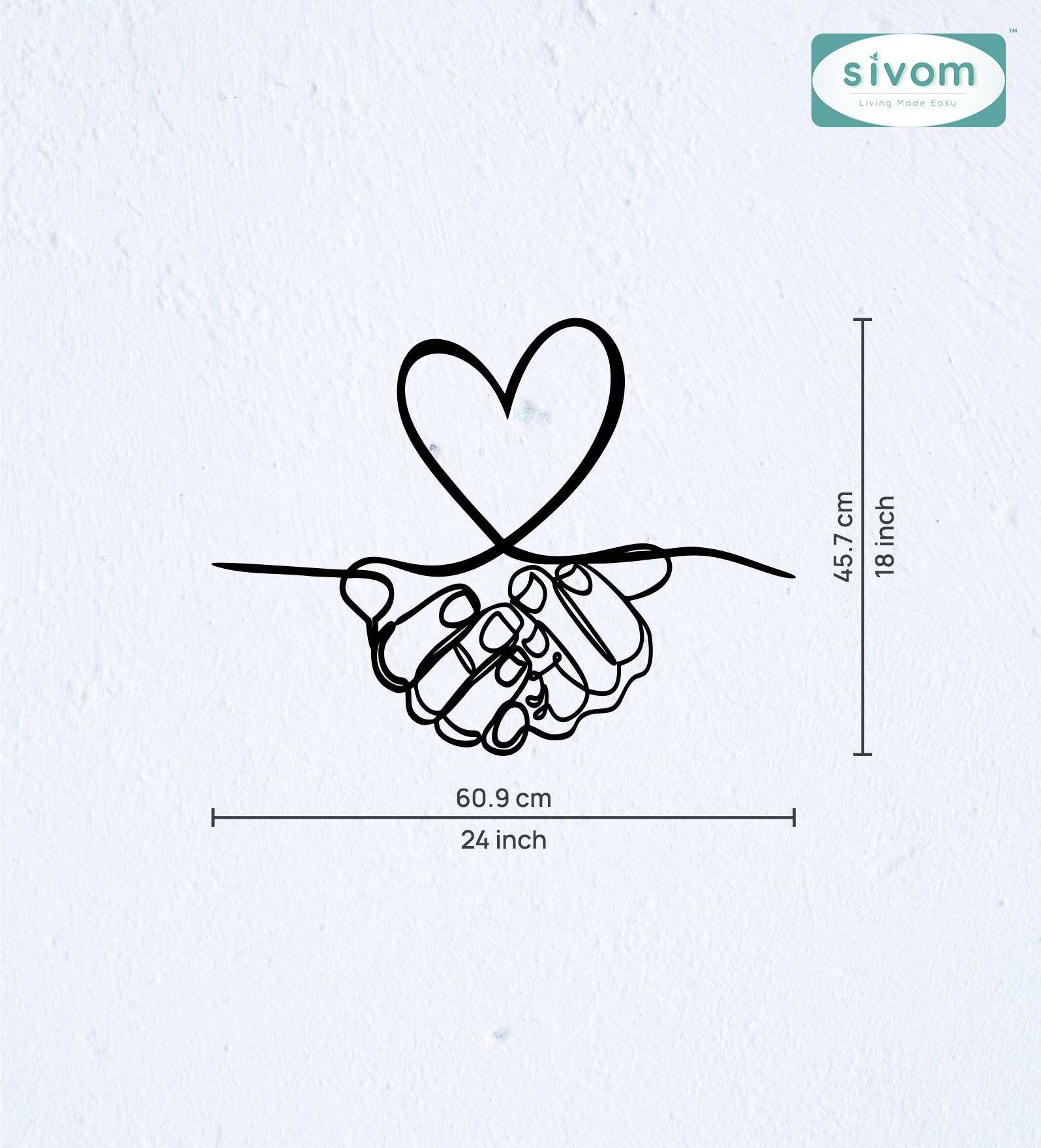 Sivom SIVOM 3DFrame Modular Wall Decor for Modern Homes | Elegant Design & Premium Finish