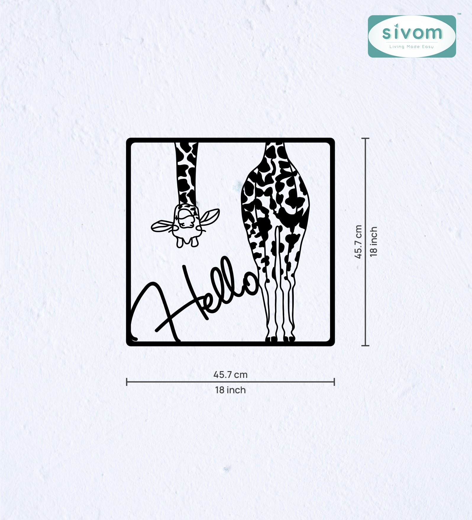 Sivom SIVOM 3DFrame Modular Wall Decor for Modern Homes | Elegant Design & Premium Finish