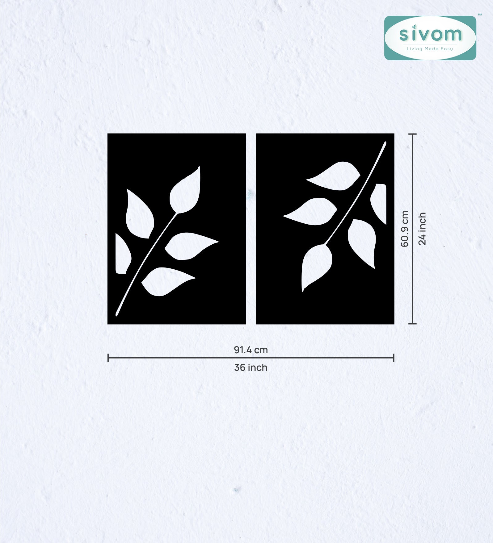 Sivom SIVOM Frame Modular Wall Decor for Modern Homes | Elegant Design & Premium Finish
