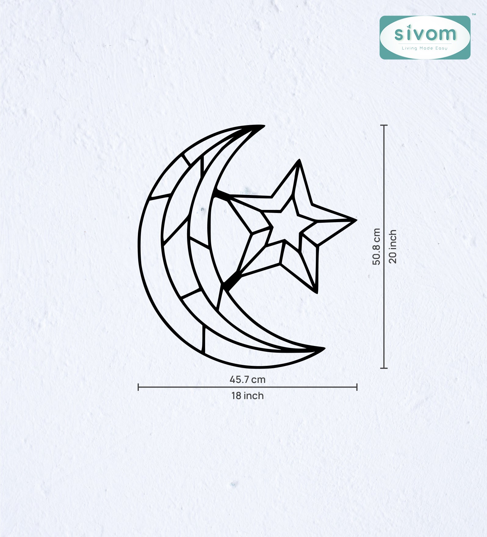 Sivom SIVOM Frame Modular Wall Decor for Modern Homes | Elegant Design & Premium Finish