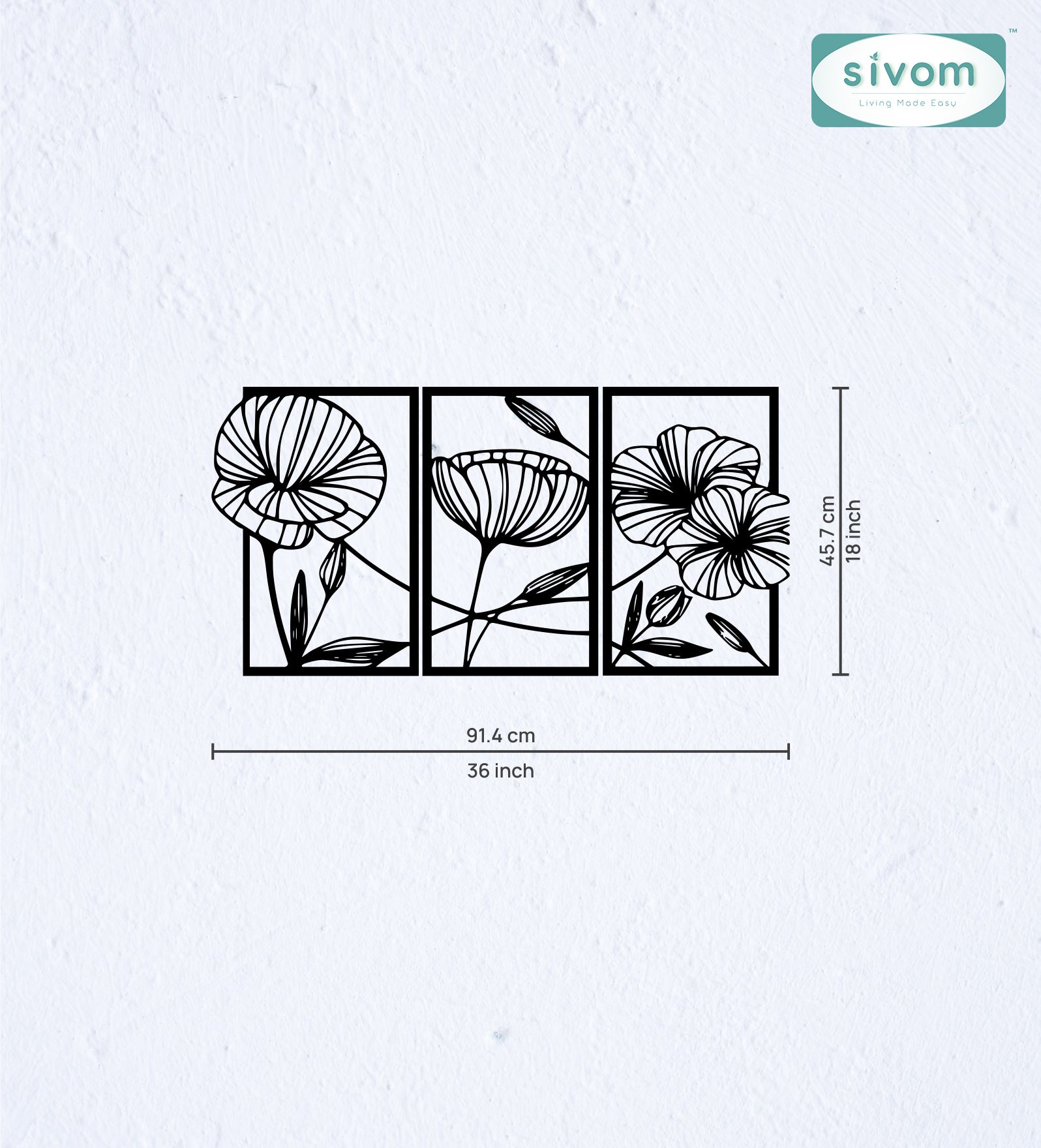 Sivom SIVOM Modular Wall Decor for Modern Homes | Elegant Design & Premium Finish