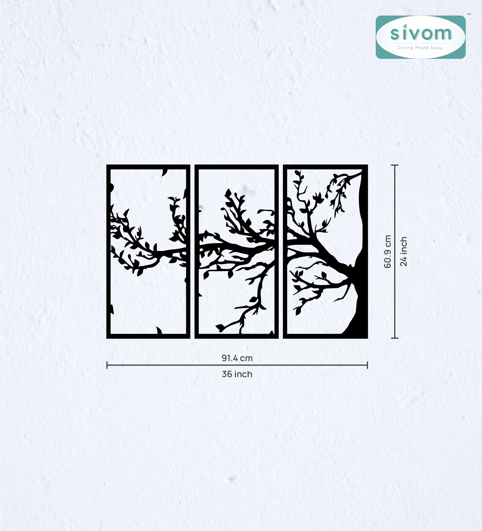 Sivom SIVOM Modular Wall Decor for Modern Homes | Elegant Design & Premium Finish