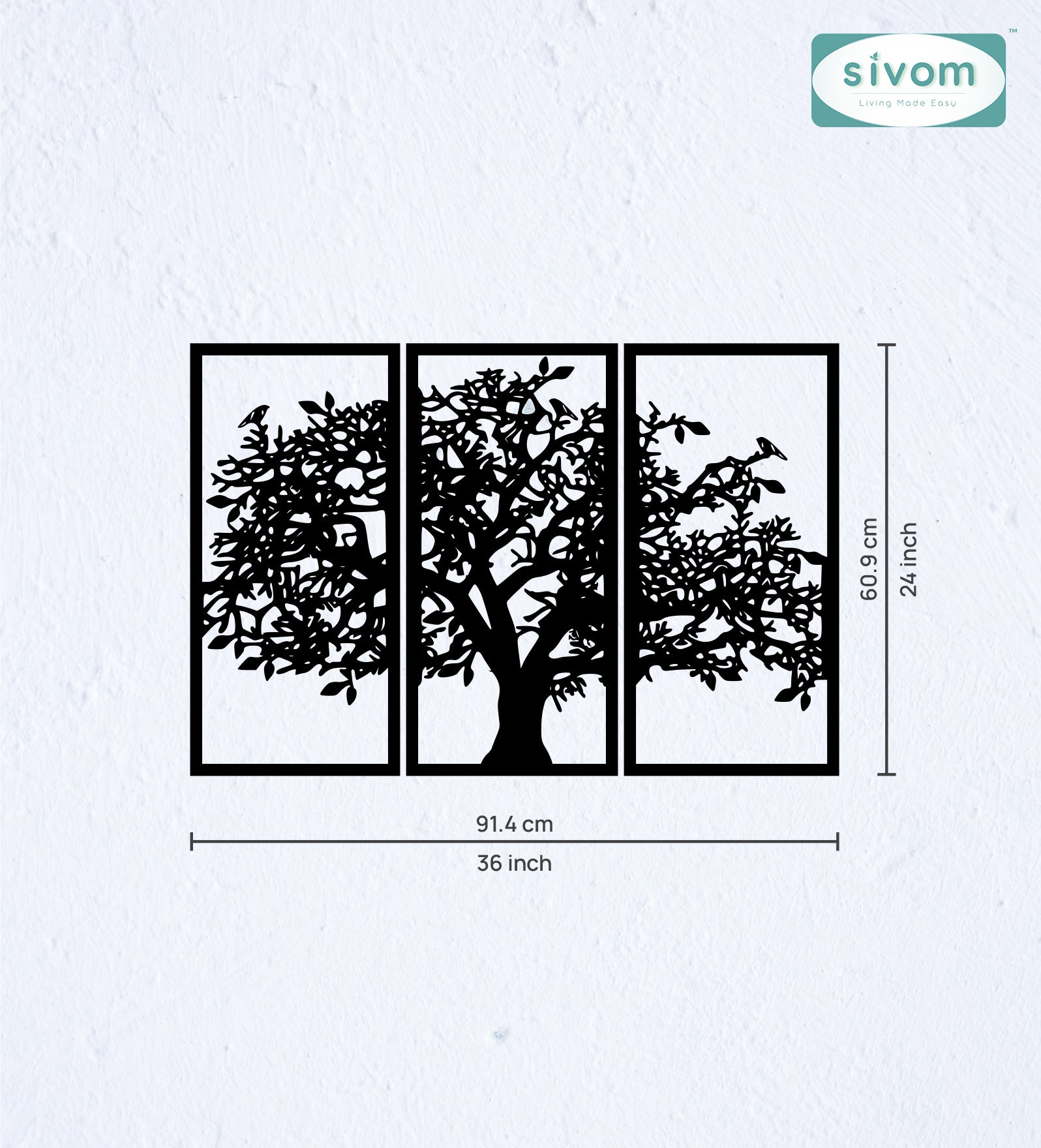 Sivom SIVOM Modular Wall Decor for Modern Homes | Elegant Design & Premium Finish