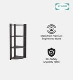 SIVOM SNOW Multipurpose Storage Unit/Chest of 6 Drawers Engineered Wood Free Standing Cabinet for Modern Homes | Elegant Design & Premium Finish