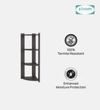 SIVOM SNOW Multipurpose Storage Unit/Chest of 6 Drawers Engineered Wood Free Standing Cabinet for Modern Homes | Elegant Design & Premium Finish