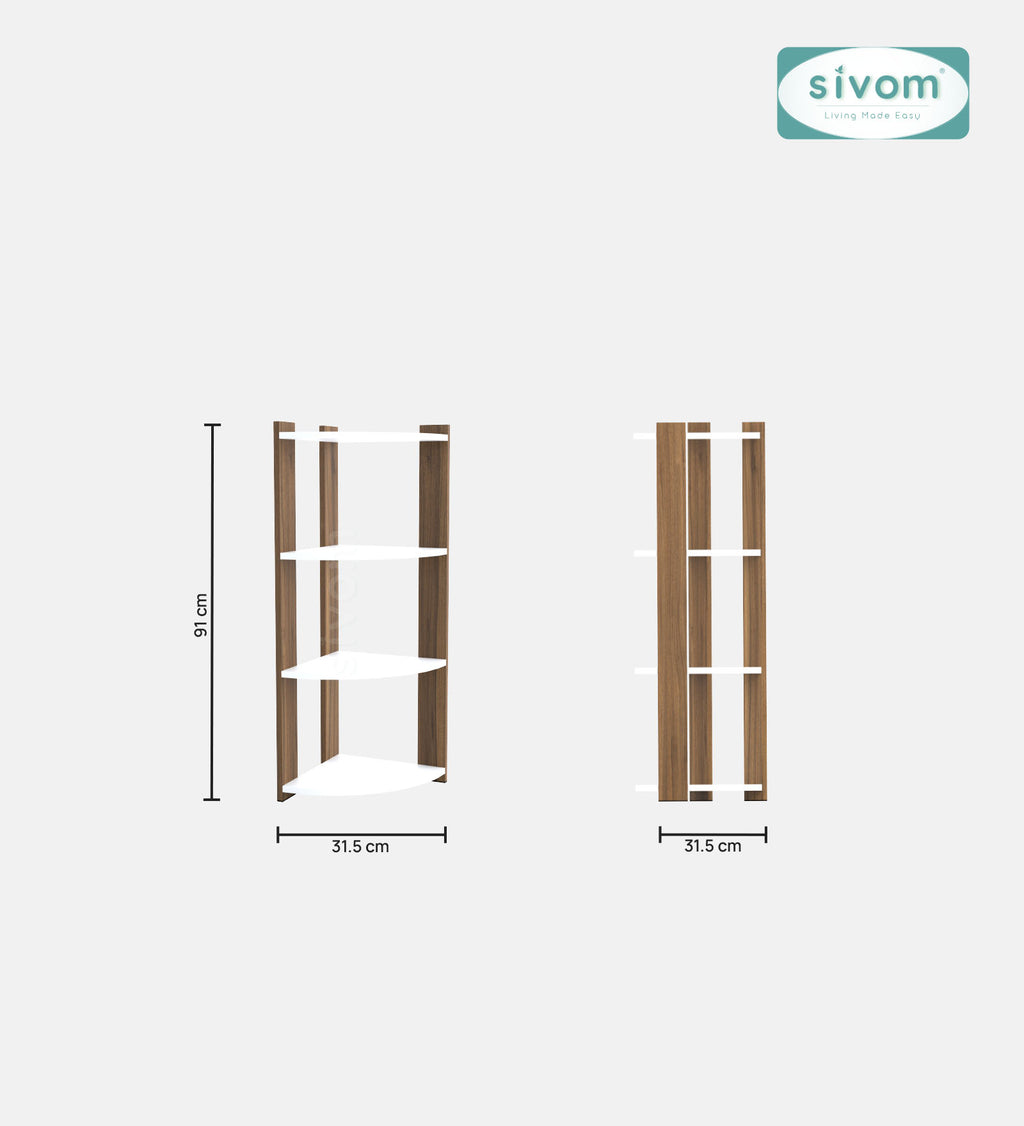 SIVOM SNOW Multipurpose Storage Unit/Chest of 6 Drawers Engineered Wood Free Standing Cabinet for Modern Homes | Elegant Design & Premium Finish