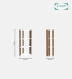 SIVOM SNOW Multipurpose Storage Unit/Chest of 6 Drawers Engineered Wood Free Standing Cabinet for Modern Homes | Elegant Design & Premium Finish