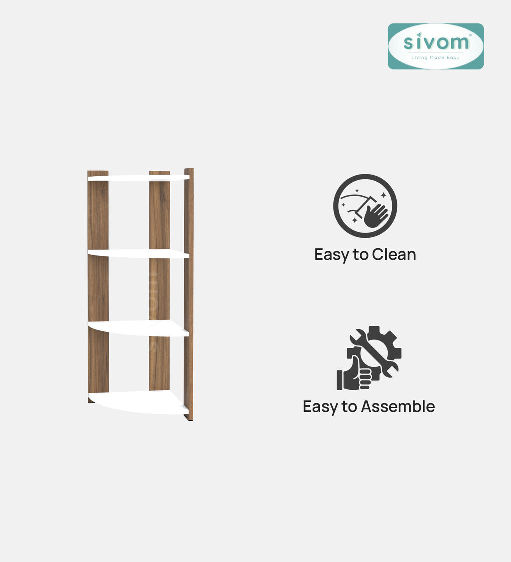SIVOM SNOW Multipurpose Storage Unit/Chest of 6 Drawers Engineered Wood Free Standing Cabinet for Modern Homes | Elegant Design & Premium Finish