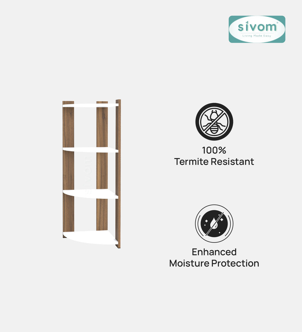 SIVOM SNOW Multipurpose Storage Unit/Chest of 6 Drawers Engineered Wood Free Standing Cabinet for Modern Homes | Elegant Design & Premium Finish