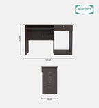 SIVOM Soffi Home/Office Engineered Wood Executive Desk for Modern Homes | Elegant Design & Premium Finish