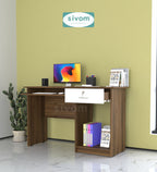 SIVOM Soffi Home/Office Engineered Wood Executive Desk for Modern Homes | Elegant Design & Premium Finish