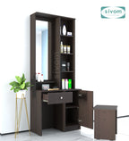 Sivom SIVOM Solitude Dressing Table with Stool Engineered Wood Dressing Table for Modern Homes | Elegant Design & Premium Finish