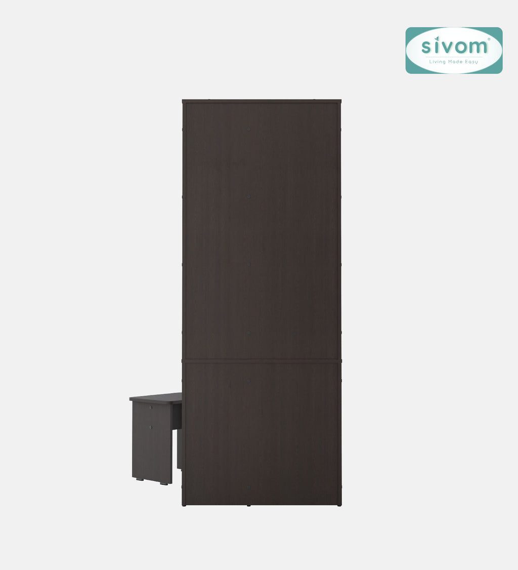 Sivom SIVOM Solitude Dressing Table with Stool Engineered Wood Dressing Table for Modern Homes | Elegant Design & Premium Finish